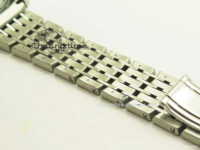0805 De Ville Hour Vision Co-Axial 41mm SS V6F Best Edition Black Dial On SS Bracelet A BestValue 8277